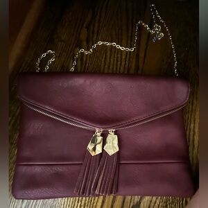 Burgundy Crossbody bag